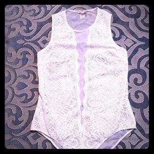 Victoria’s Secret lingerie cream lace one piece